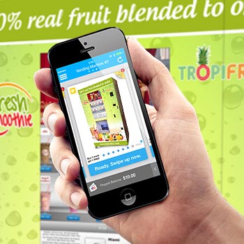 Smoothie-Making Vending Machines : TropiFruit